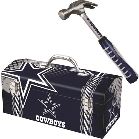 sainty international dallas cowboys 16.3 in tool box steel|Sainty International • Tool Metal Stainless .